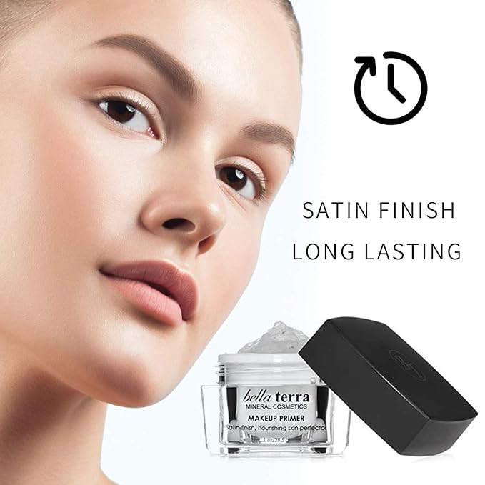 Bellaterra Cosmetics Makeup Primer Hydrating Gel Base for Delicate & Mature Skin Vegan, Fragrance-Free Formula Seamless Texture, Works with Liquid & Powder Foundation or Tinted Moisturizers