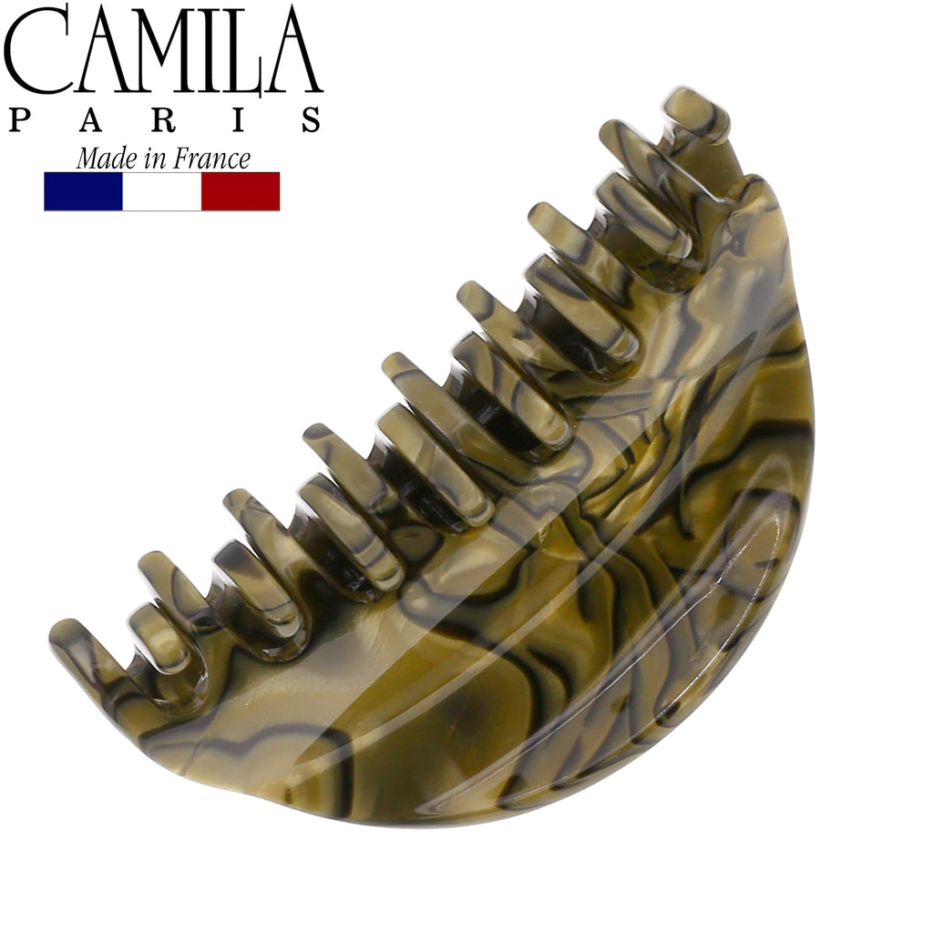 Camila Paris CP2959 French Hair Clip for Women, Small Handmade, Bronze, Strong Hold Grip Hair Clips for Women, No Slip Durable Styling Girls Hair Accessories, Made in France