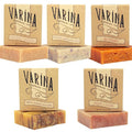 Varina Patchouli Soap Variety - 5 Pack - Gentle Cleansing for Sensitive Skin, Earthy Scents Handmade Soap