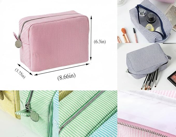 DayOfShe Personalized Name Makeup Bag for Bridesmaid Gifts,Custom Large Capacity Cosmetic Travel Toiletry Make Up Bags for Birthday Gifts,Personalized Gifts for Women Teen Girls