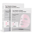 COSRX Pink Peptides Collagen Lifting Glow Hydrogel Face Masks 3 EA