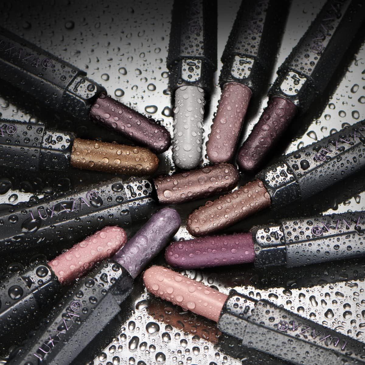 LUXAZA PRO Plum Eyeshadow Stick Makeup Set 10PCS, Neutral Shimmer And Matte Cream Eye Shadow Palette, Metallic Bronze Smoky Eyeliner Brightener Crayon Pencil Kit, Ideal Gift for Women -Cocoa Crush