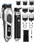 Ufree Professional Hair Cutting Kit, Cordless Barber Grooming Set with Precision Detailer, Rechargeable Electric Shaver, Home & Travel Use, Gift for Him