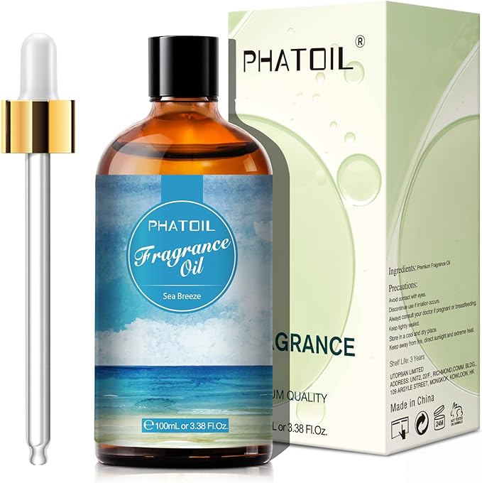 PHATOIL Sea Breeze Fragrance Oil for Diffuser Aromatherapy 3.38FL.OZ