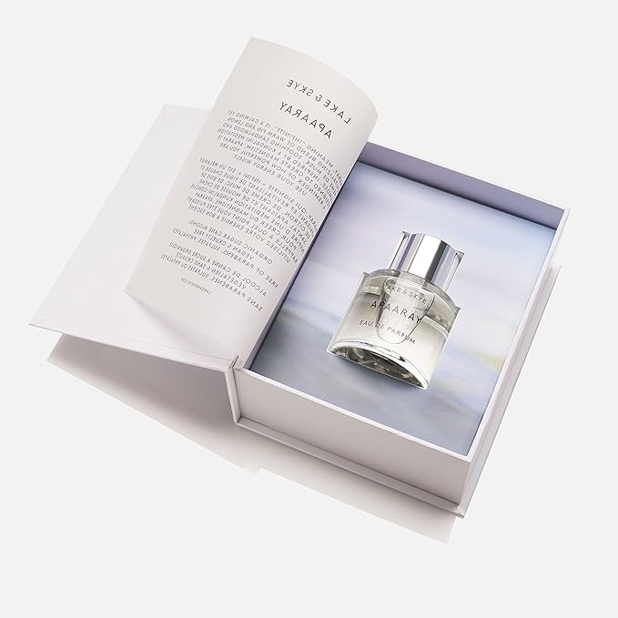 Lake & Skye Apaaray Eau de Parfum, Long Lasting Fragrance, 1.7 fl oz (50 ml) - Amber, Warm Fig, Sandalwood, Floral, Vegan, Paraben-Free, Cruelty-Free