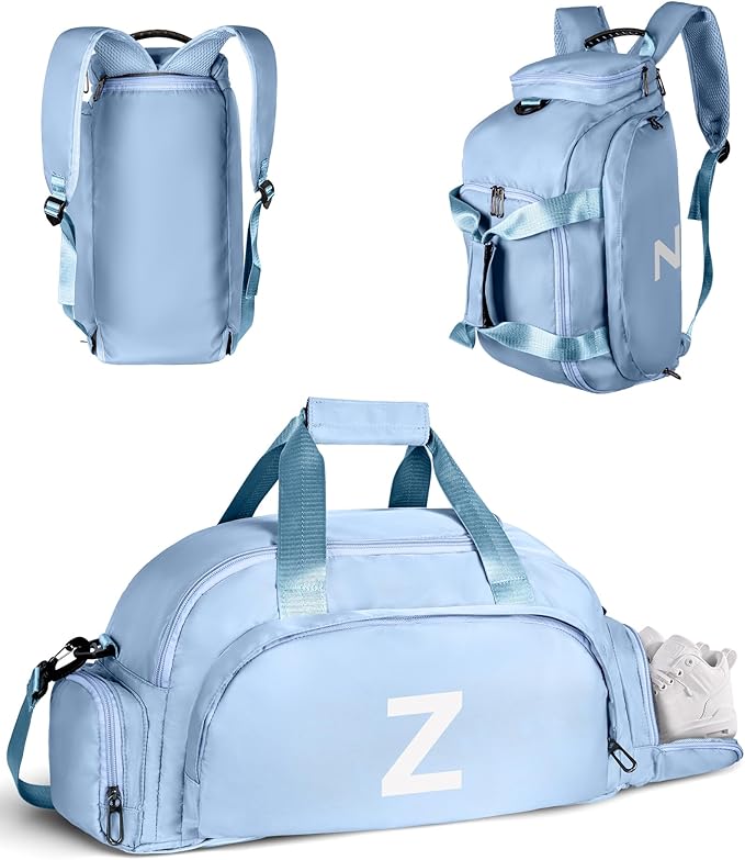 Vogewood Teenage Girl Gifts 12-14, Initial Gym Bag with Shoe Compartment