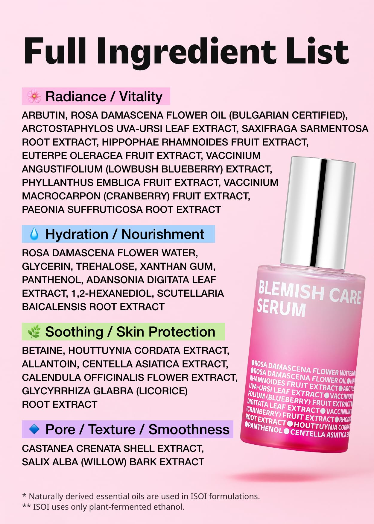 ISOI Blemish Care Up Serum with Arbutin & Rose Otto Oil, 0.85 fl oz