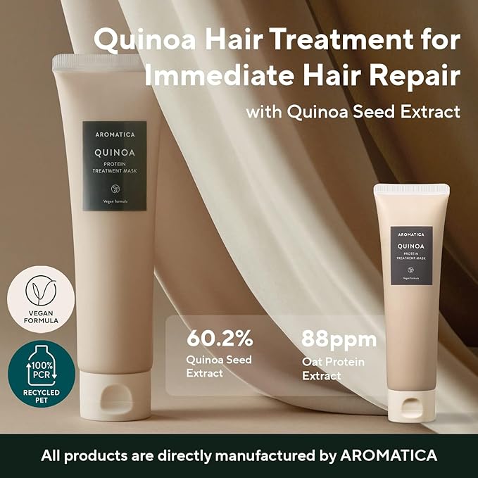 AROMATICA Quinoa Protein Hair Mask Treatment (5.41oz / 160ml)