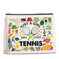 UPNEGE Tennis Gifts for Teens Women Tennis Lover Accessories Makeup Bag