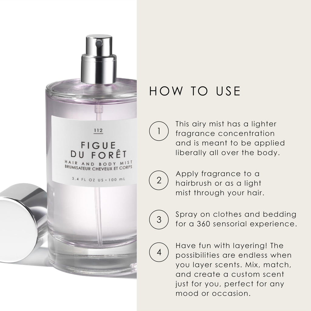 Le Monde Gourmand Fleur Monoi Hair & Body Mist - 3.4oz (100ml) - Floral, Coconut Fragrance Notes