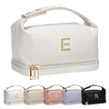 Vogewood Teen Gifts-Makeup Bag Personalized Bags with Handle, Double Layer