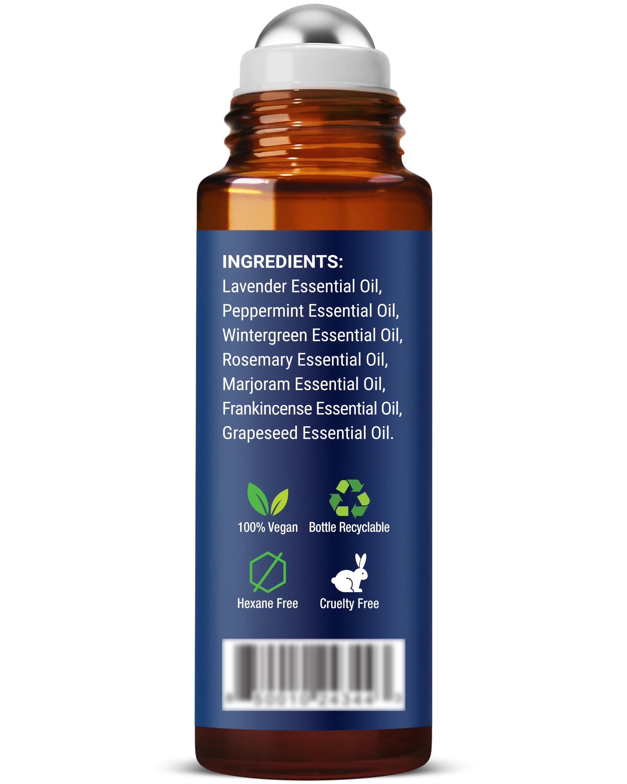 Muscle Relief Essential Oil Roll-On 10 ml - Muscle Oil for Deep Relaxation