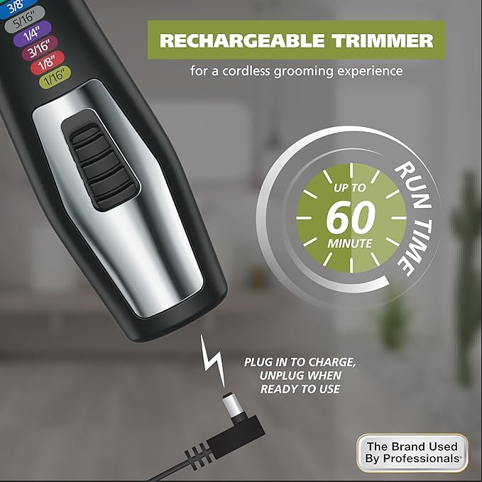 Wahl Color Pro All in One Cordless Eyebrow, Nose & Beard Trimmer for Men
