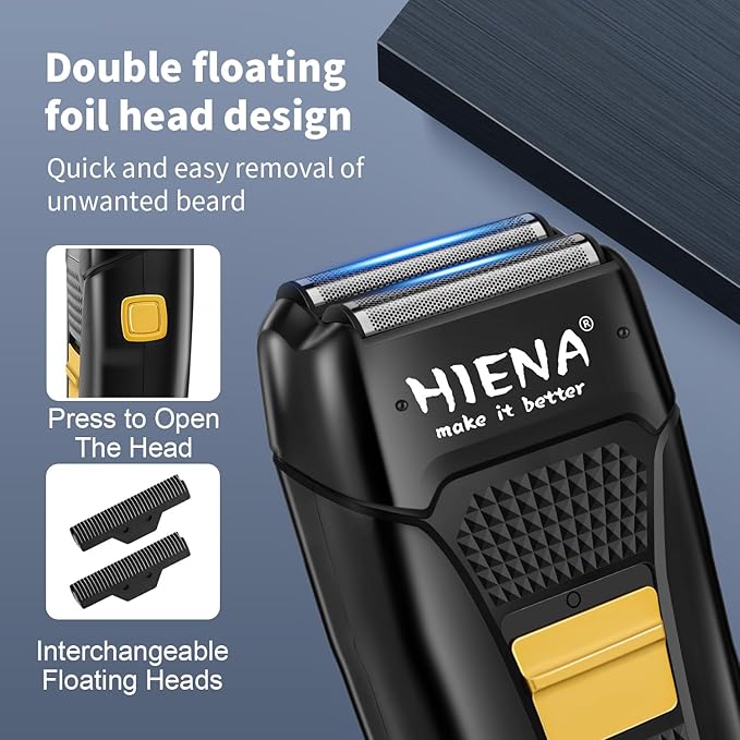 HIENA PRO Hair Clippers for Men, 4-in-1 Professional Barber Kit