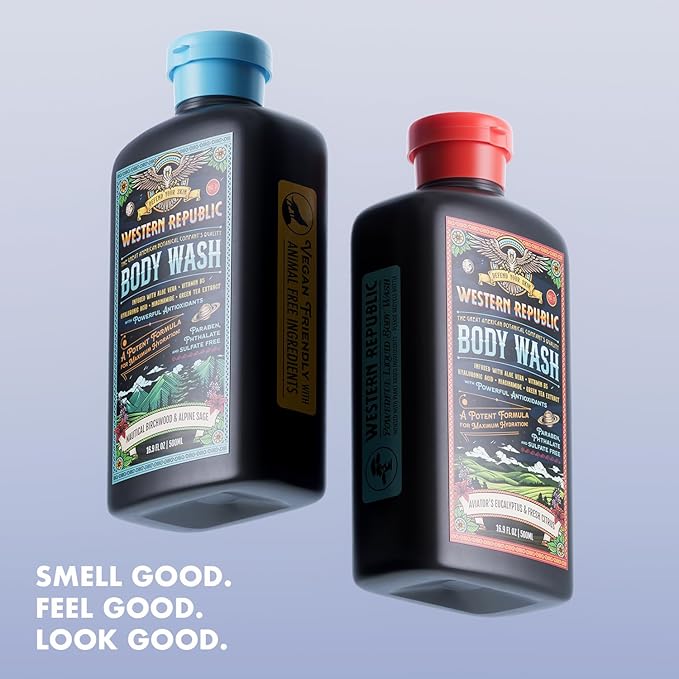 Western Republic - Body Wash Shower Gel Duo - 500ml 2 Pack