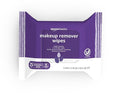 Amazon Basics Makeup Remover Wipes, Night Calming, Gentle Cleansing, Plant Based, Alcohol-Free, Removes Waterproof Mascara, Dermatologist Tested, 25 Count, 1-Pack
