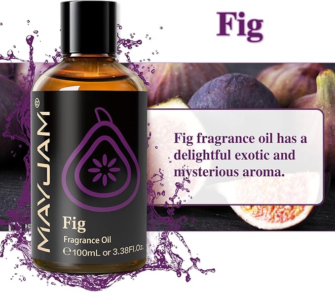 MAYJAM Fig Fragrance Oil for Diffusers for Home, 100ML/3.38FL.OZ
