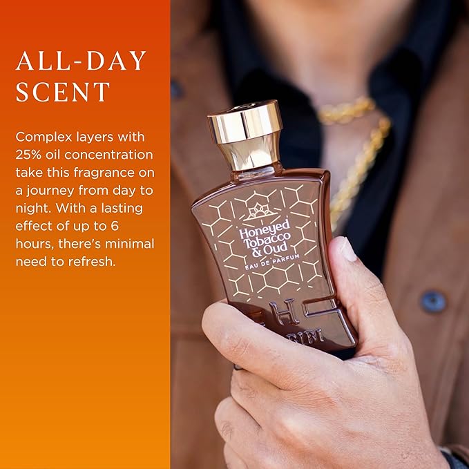 H HABIBI Honeyed Tobacco & Oud Perfume for Men Eau de Parfum 75 ml