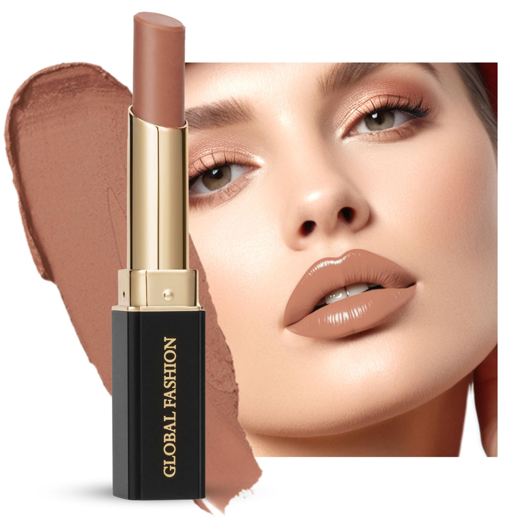 Global Fashion Silk Smooth Matte Lipstick – Long-Lasting, Luxurious Color, Rich Hydration, Lightweight Formula, Lightweight Matte Lip Color for Women, Available in Multiple Shades (105, 0.12 oz)