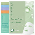 PLANTIFIQUE Korean Face Masks Skincare 5 Pack - Hydrating, Calming, Firming