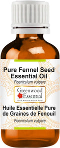 Greenwood Essential Pure Fennel Seed Essential Oil (Foeniculum vulgare) Steam Distilled 5ml (0.16 oz)