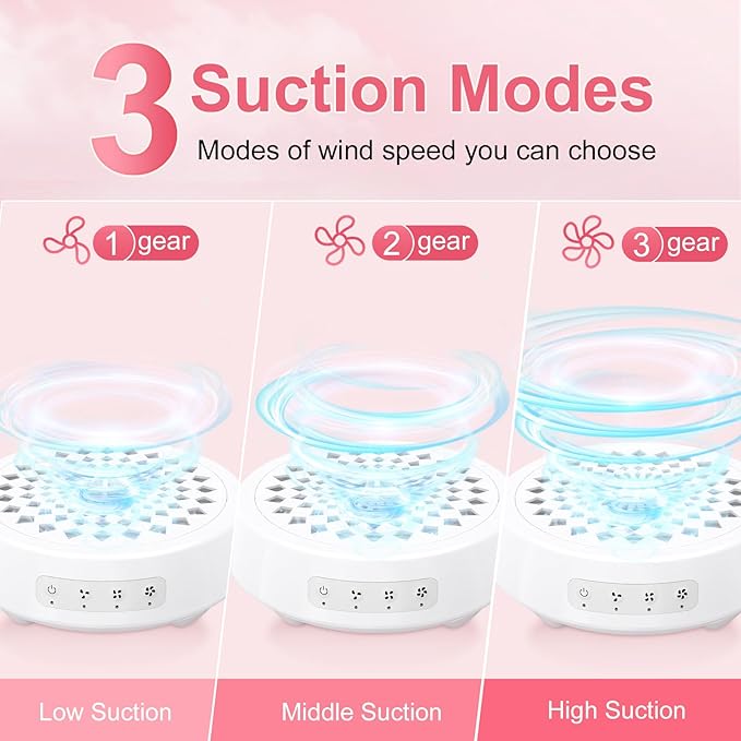 Professional Nail Dust Collector, Quiet Nail Vacuum Cleaner Machine