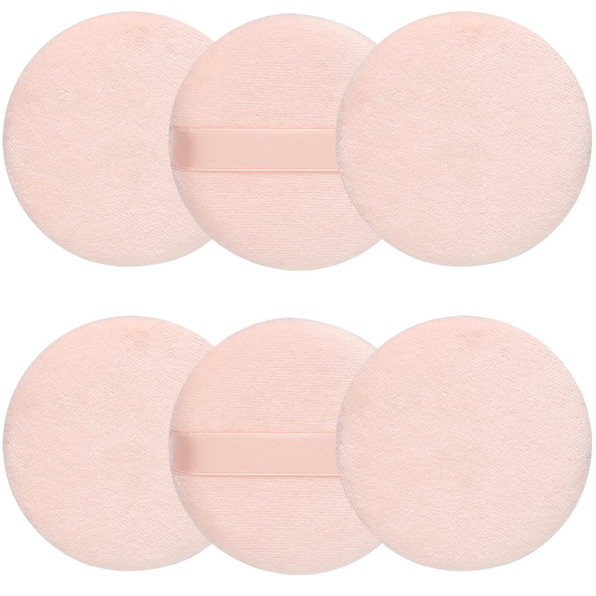 4 facial soft triangle puffs, wet and dry makeup tools, used for powder, mineral powder, body powder, foundation make-up, washable powder puffs (Colour mixture)