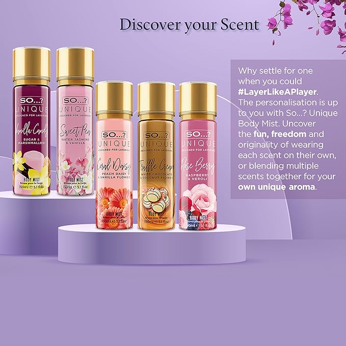 Unique Body Mist - Peony Blush by So…? for Women - 5.1 oz Body Mist - Pack of 3