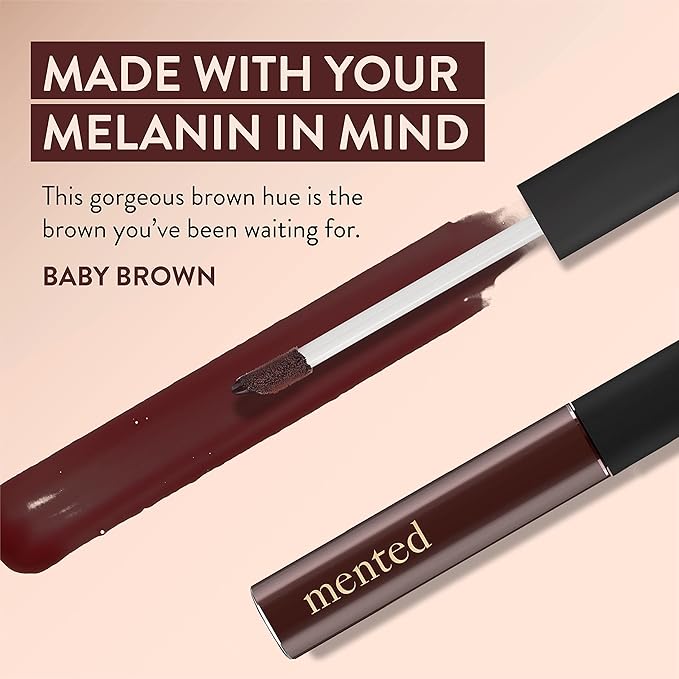 Mented Cosmetics Lip Gloss for Women Tinted Lip Balm Stain, Made in USA