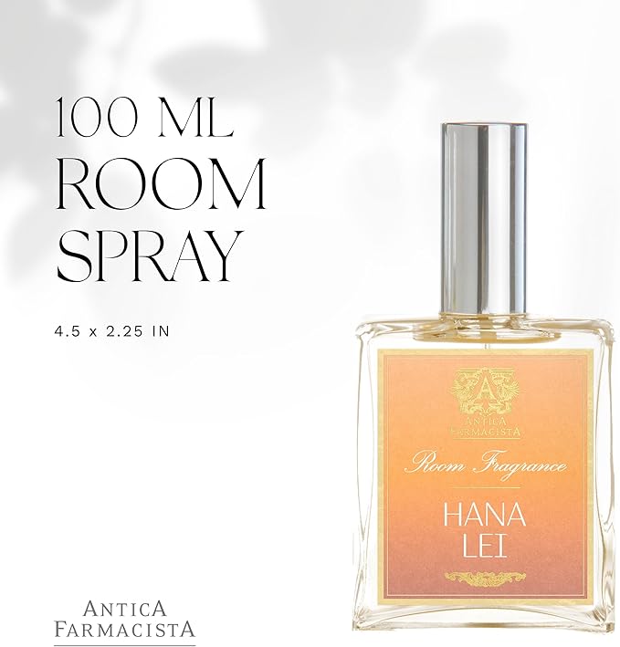 Antica Farmacista Room Spray - Elegant House Spray - Long-Lasting, Room Fragrance - Luxury Gift for Housewarming - Hana Lei, 3.4 fl oz
