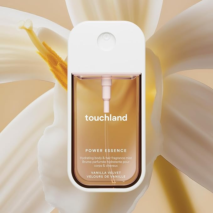 Touchland Body & Hair Vanilla Velvet Hydrating Fragrance Mist Travel Size
