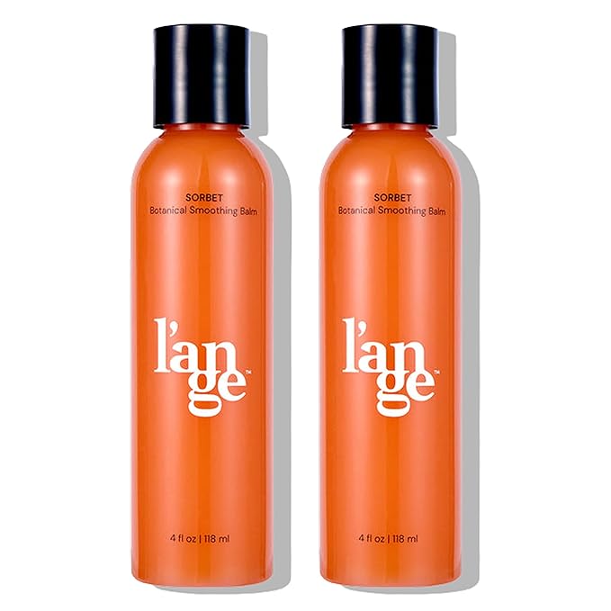 L’ANGE HAIR Sorbet Botanical Smoothing Balm | Lightweight Biotin Leave-In Conditioner for Frizz Control, Shine & Detangling | Heat Protectant Balm for Blowouts & Defined Curls