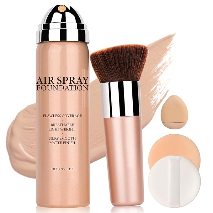 QIUFSSE Airbrush Foundation Makeup Spray (05 Light)