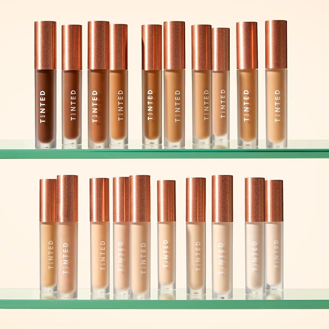 Live Tinted Hueskin Serum Concealer - Medium-to-Full Coverage Concealer with Niacinamide, & Hyaluronic Acid for Dark Circles, Fine Lines & Wrinkles, Buildable Long-Lasting Formula, 0.35 oz Shade 20