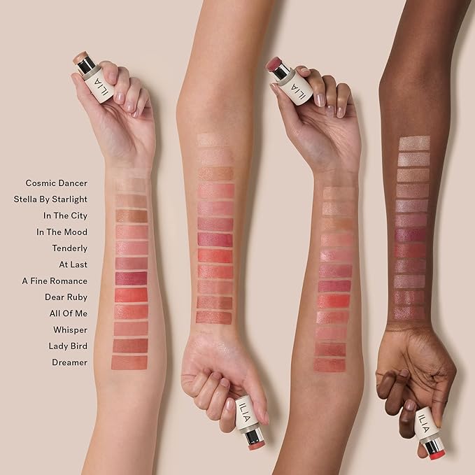 ILIA - Multi-Stick Cheek + Lip Color | Buildable + Blendable | Multi-Use Cream Blush | Nourishing Skincare Ingredients | Clean, Cruelty-Free (Dreamer | Terracotta)