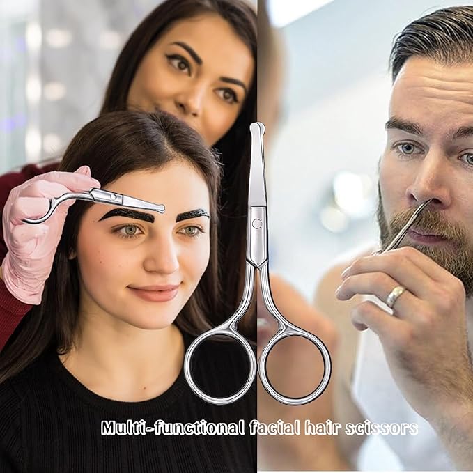 Fozirut Professional Barber Scissors Hair Cutting Shears Kit, Thinning Shears for Hair Cutting, Haircut Scissors Wig Trimming Texturize Shears Kit for Women Men
