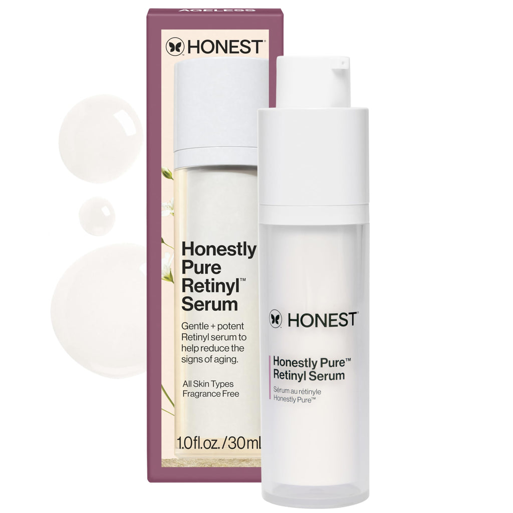 Honest Beauty Honestly Pure Nightly Retinyl Serum, Fragrance-Free, 1 fl oz