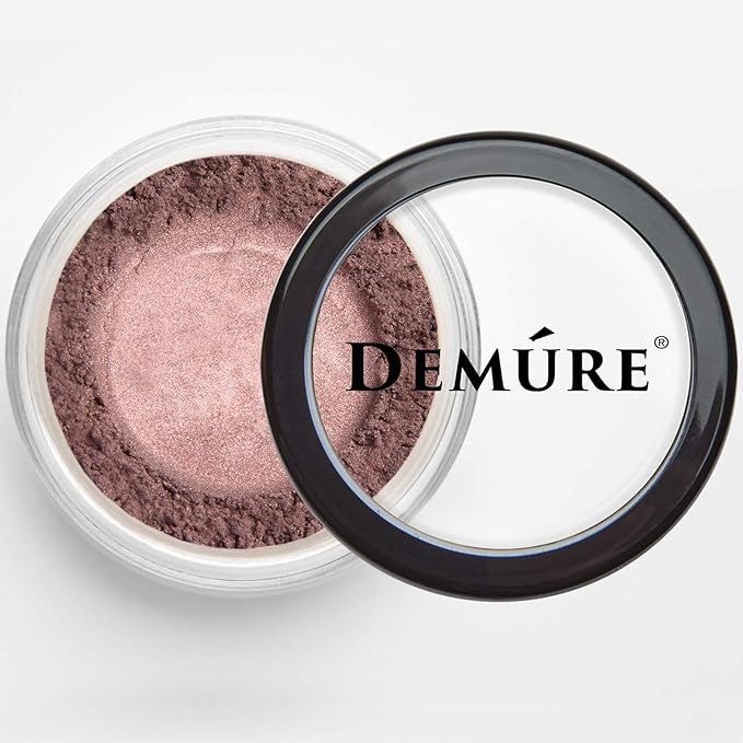 Demure Mineral Make Up (Plum) Eye Shadow, Shimmer, Loose Powder, Glitter, Organic, Natural, Professional