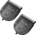 [2 Pack] 5-in-1 Replacement Clipper Blade, Detachable & Adjustable Dog Grooming Blade Compatible with Wahl Arco, Bravura, Chromado, Creativa, Figura, Motion & SuperGroom (Black)