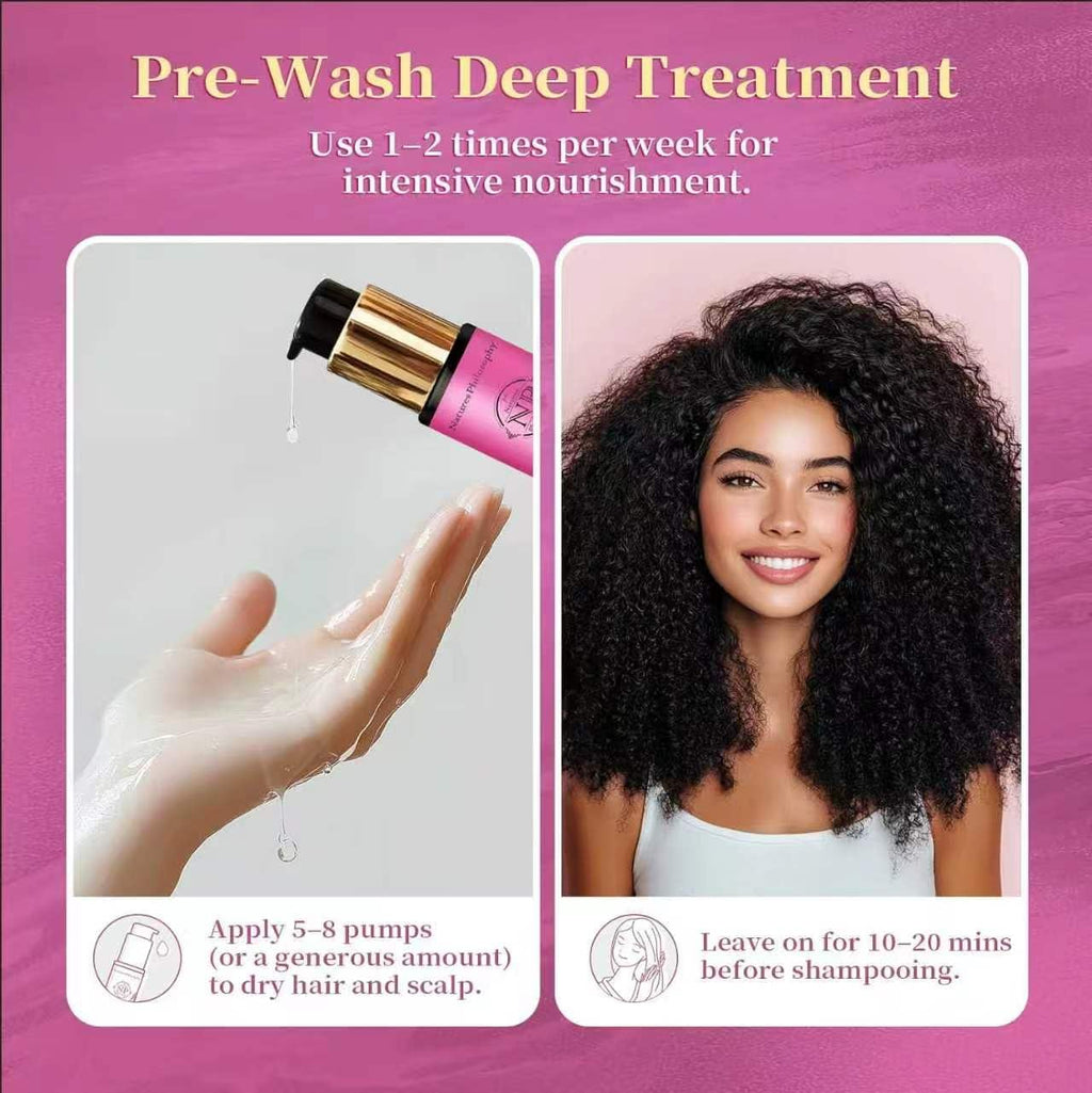 NP NATURES PHILOSOPHY Moroccan Argan Hair Oil, Leave In Hair Serum Anti Frizz Heat Protectant Oil for Curly Color Treated Damaged Hair, Vegan Split End Repair Hair Finishing Oil 1.69 Fl oz