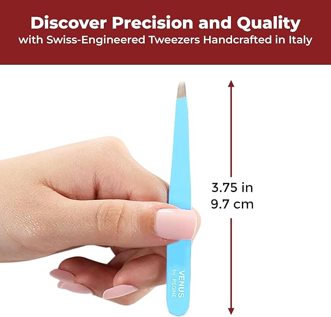 Venus by Regine Slant Tweezers, Blue