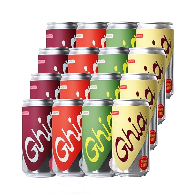Ghia Non-Alcoholic Le Spritz 16-Pack, Canned Mocktail & Cocktail Mixer