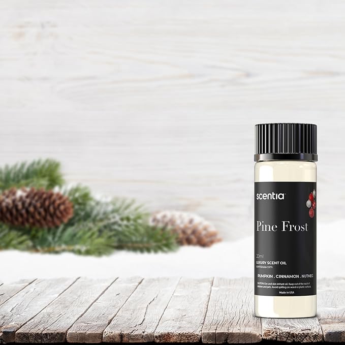 Scentia Cozy Pine Gingerbread Fragrance Oil Collection – Long Lasting Aromatherapy Diffuser Oil for Candles, Home & DIY Bakery Scents 3x20ml Discovery Set – (Perfect for Winter & Holiday)