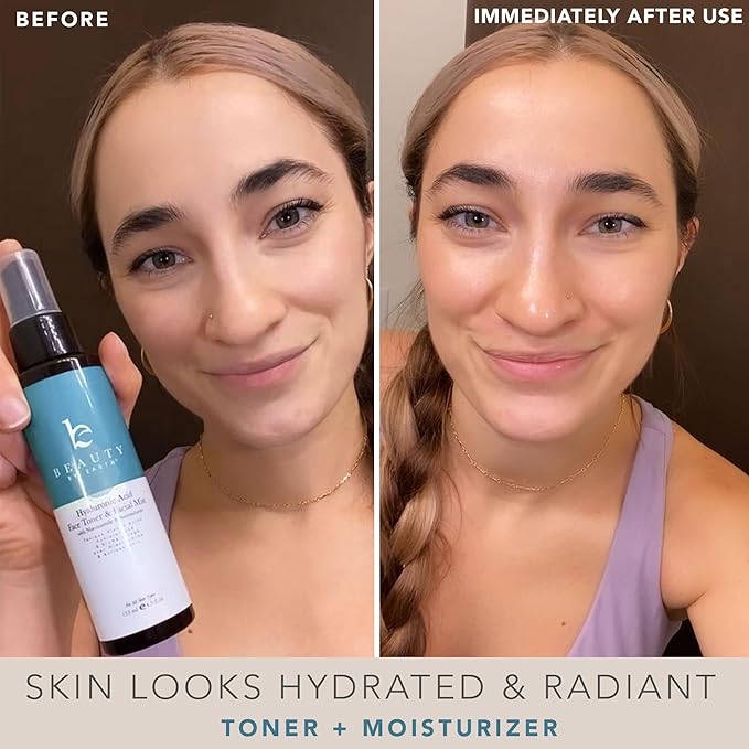 Hyaluronic Acid Toner for Face - USA Made with Natural, Organic Ingredients