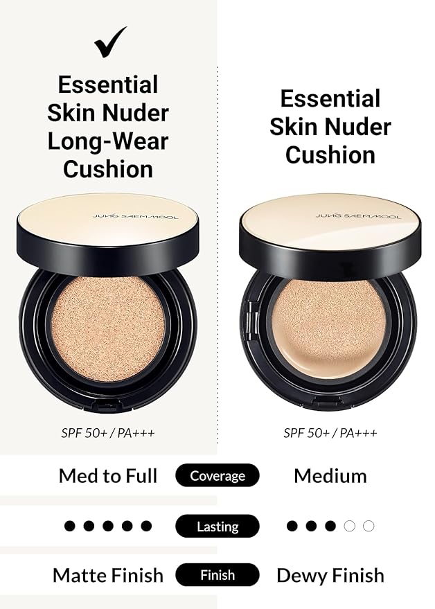 Skin Nuder Longwear Cushion | Refill Included (SPF 50, 17 Fair Light)
