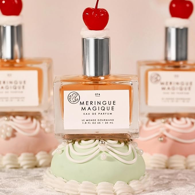 Le Monde Gourmand Meringue Magique Eau de Parfum Spray Perfume for Women, Gemini Bake, Praline Cream, Orange & Gardenia Scent, 1 fl oz (30 ml)