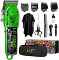 LQT Professional Hair Clippers for Men, Cordless Rechargeable Beard Trimmer & Haircut Kit, Powerful Grooming Tool - Ideal Christmas, Father's Day Gift for Dad, Men