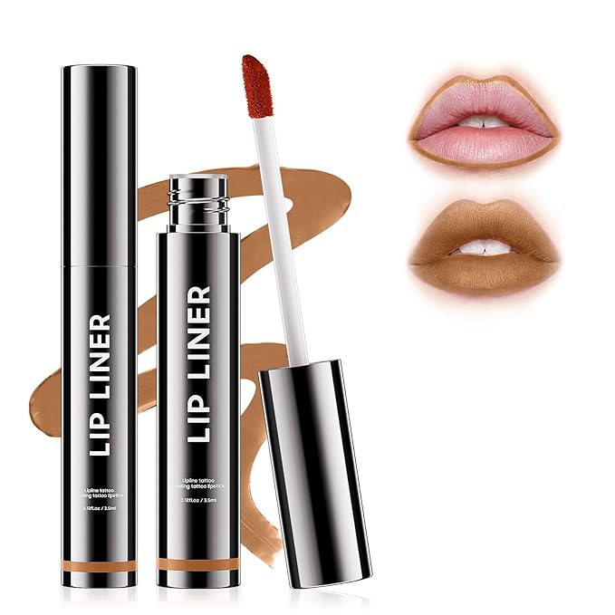 Peel Off Lip Liner Highly Pigmented Lip Stain Long Lasting Waterproof Cocoa