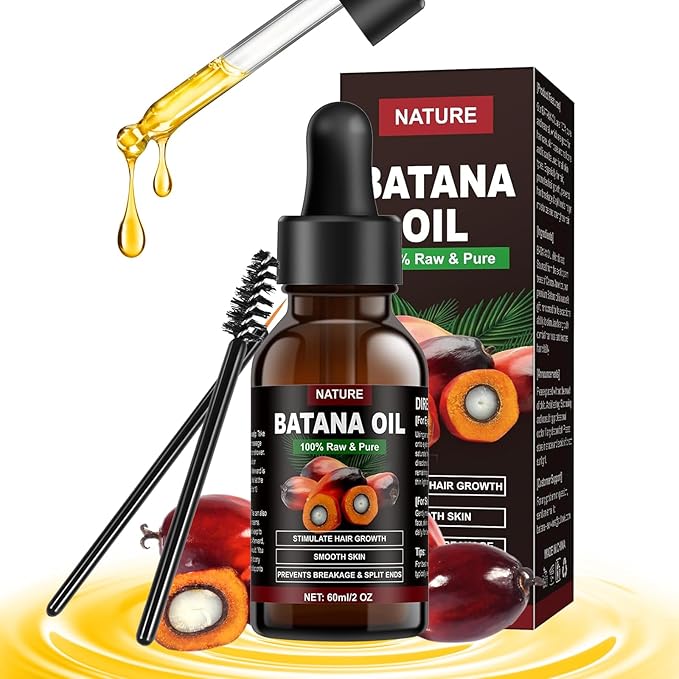 Batana Oil from Honduras for Hair Growth - Organic Treatment for All Hair Types, Enhances Radiance & Nourishment - 1009-1