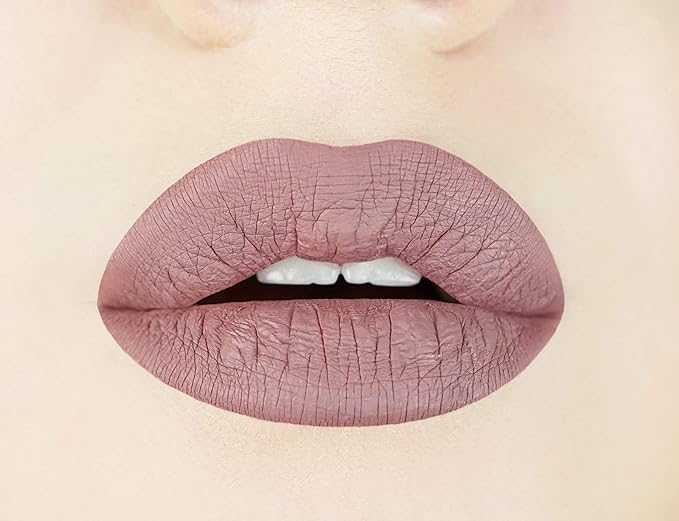 Aromi Desert Taupe Matte Liquid Lipstick | Greige, Grey Beige Shade